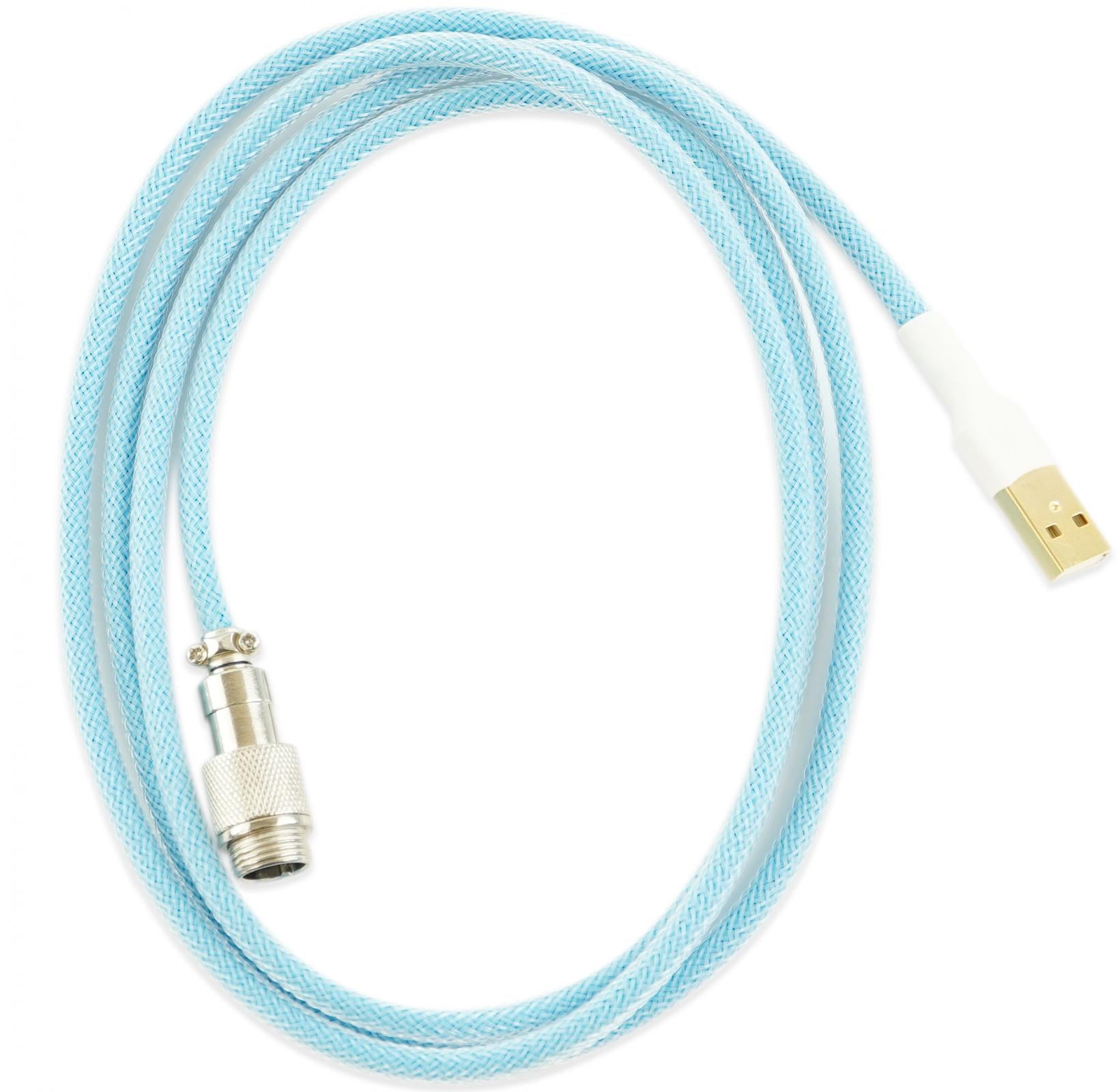 Kraken Sky Blue Sleeved Aviator Universal USB Keyboard Cable MKIWOV5AAQ |0|