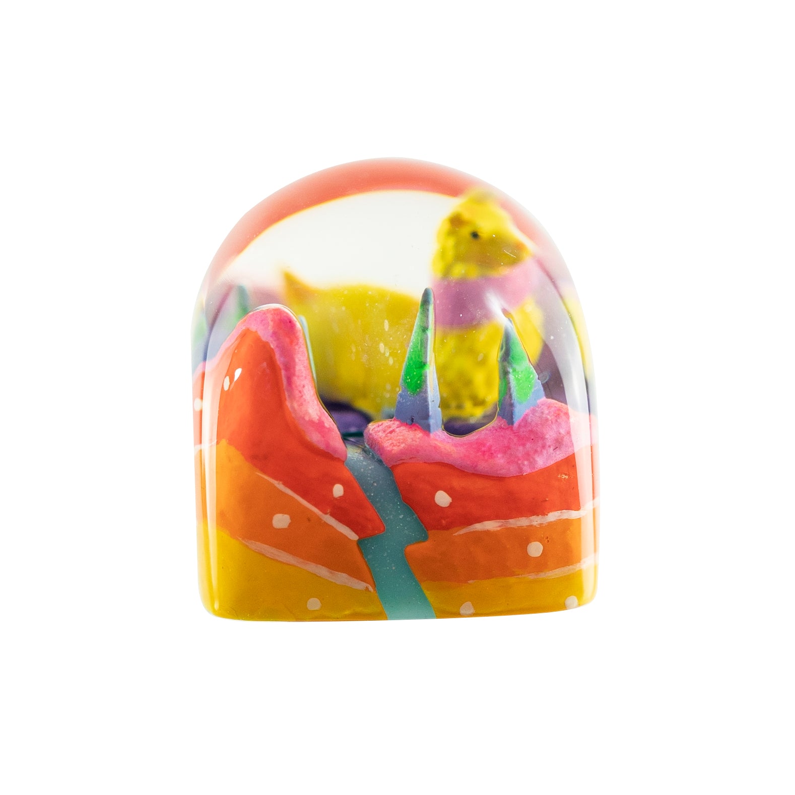 Dwarf Factory x MK Rainbow Llama Artisan Keycap DOM Profile Artisan Keycap MK0ESJQ4FG |42024|